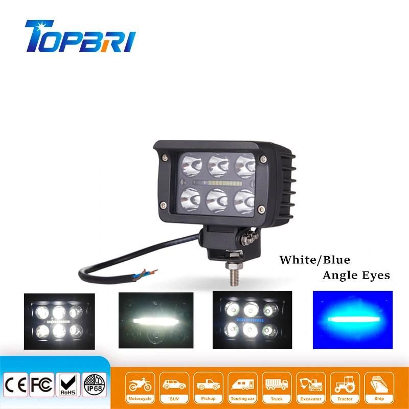 Waterproof 24V 4inch 30W LED Work Light Lamps for Car Offroad Excavator
