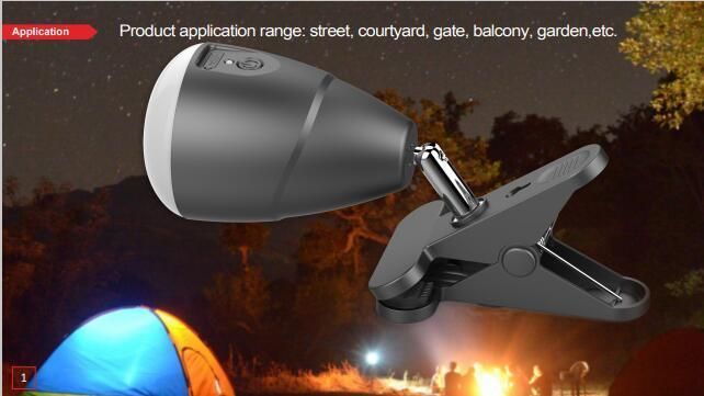 3.7V 4400mAh Battery Power LED Outdoor Lamp