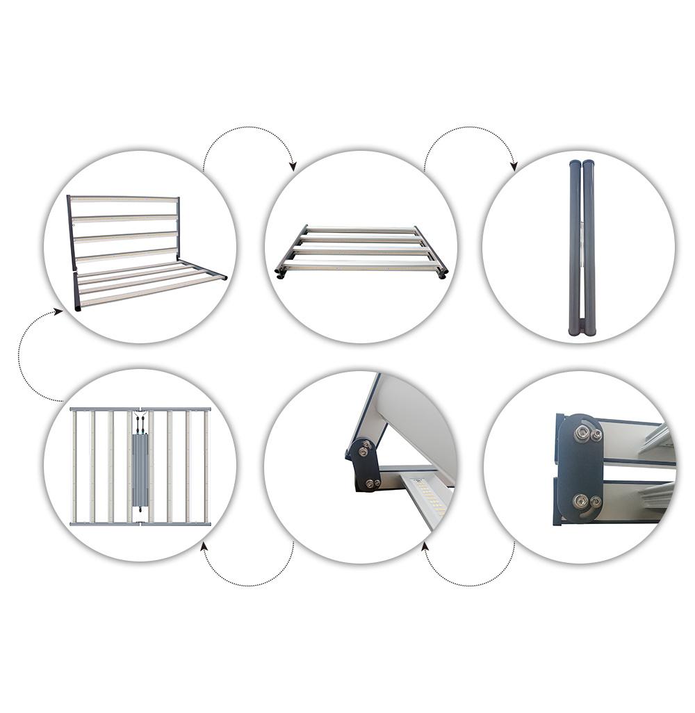 ETL Certified Commercial Full Spectrum Best LED Plant Grow Bars 8bars 800W 0-10V Dimmable Daisy Chain