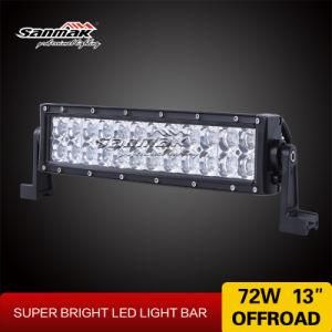 13inch 72W Curved Light Double Row CREE LED Light Bar