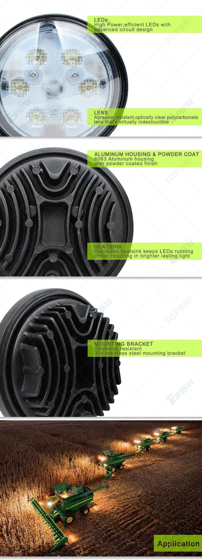 18W 12V Motorcycle Round LED Car Headlight 4.5inch