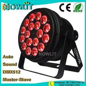 LED Stage Washing Light 18PCS 10W RGBW 4in1 LED PAR Light