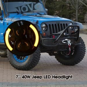 7&quot; Round LED Headlight Motorcycle Jeep Wrangler LED Headlight