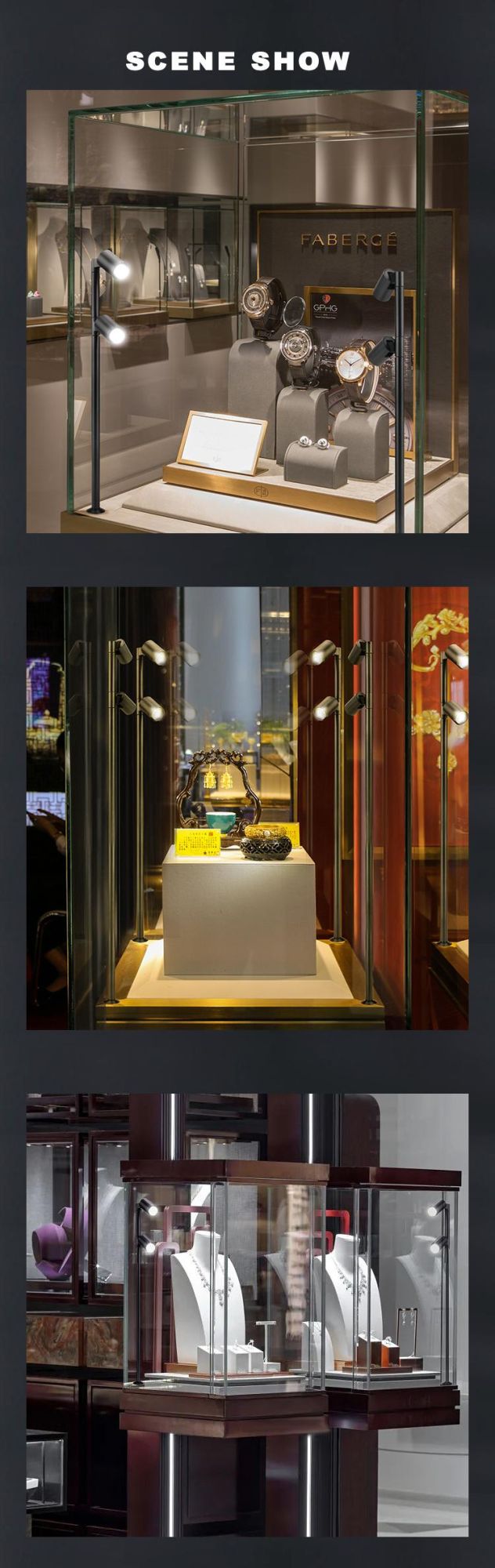 New Design Adjustable LED Jewelry Light for Cabinet Lighting