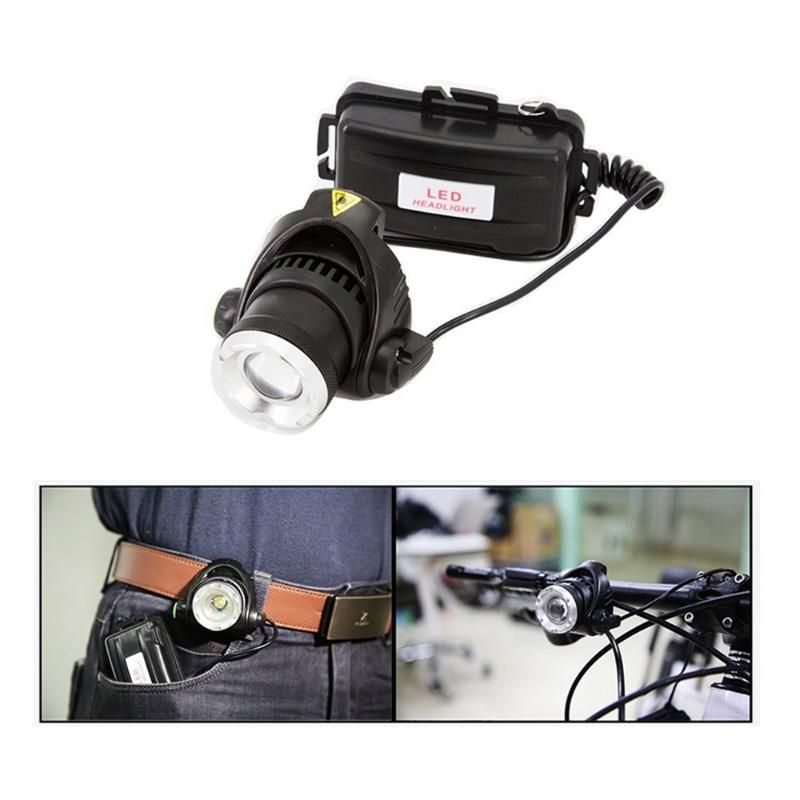 Newest LED Headlight T6/L2/V6 3 Modes Waterproof Zoomable Headlamp with Super Bright for Camping Fishing Hiking Bicycle