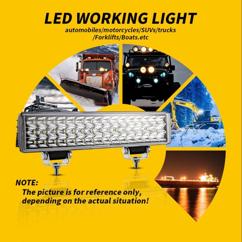 Dxz 12inch 48LED Work Light Bar Triple Row 12V 24V Car Light for Tractor Boat off Road 4WD 4X4 Truck SUV ATV Driving Lamp