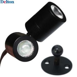 Black Magnetic Mini LED Cabinet Light for Jewelry Display