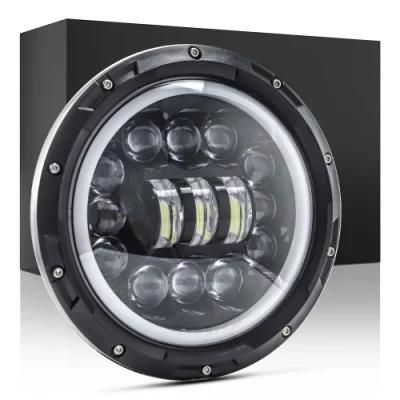 Dxz Waterproof Car Driving Front Light 60W Hi/Lo Offroad Auto Round LED Headlight for Jeep Wranlger