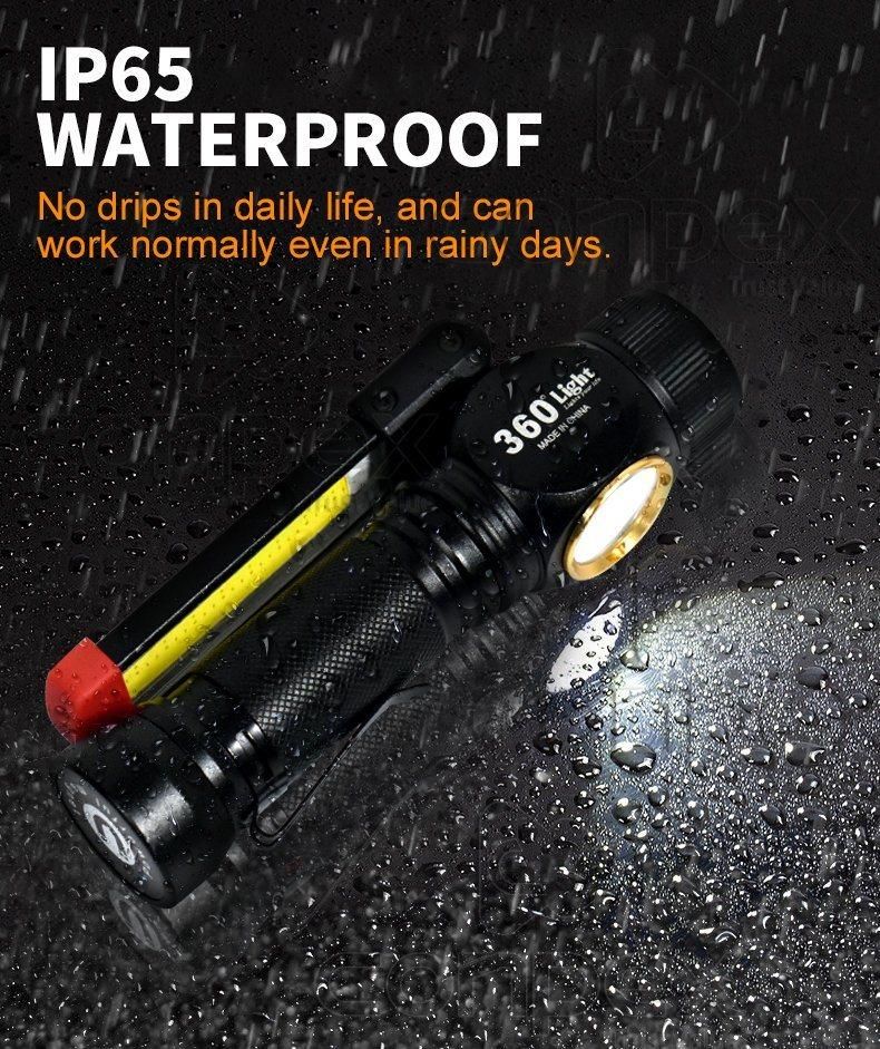 Brightenlux Top Quality Waterproof Long Range Durable 18650 Rechargeable LED Torch Tactical Powerful Flashlight