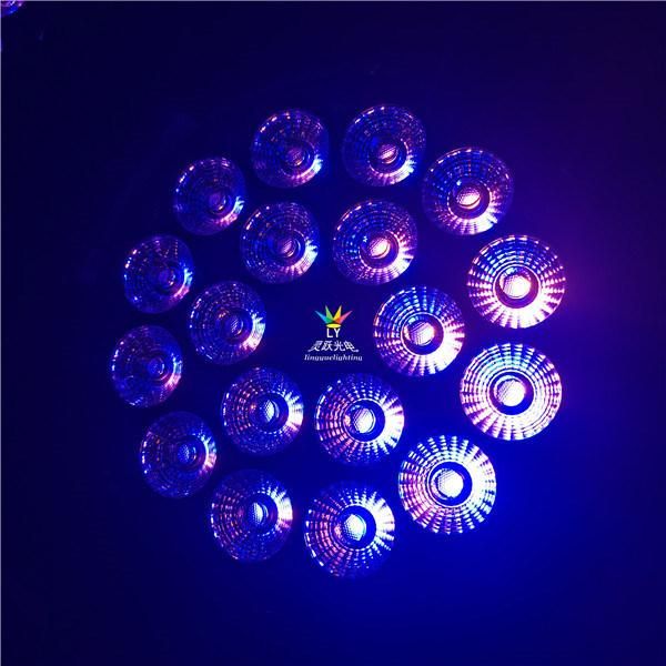 18X15W 5in1 Rgbaw DJ DMX Stage LED PAR Light