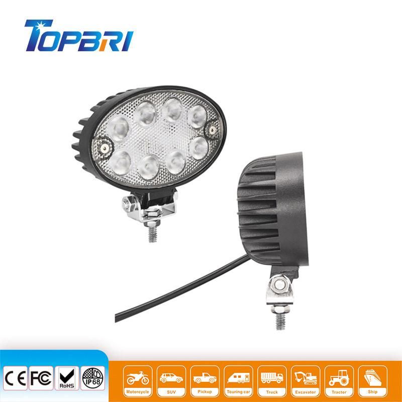 5inch 40watts Oval CREE LED Work Lights for Car Tractor Truck Auto