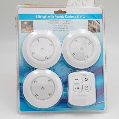 LED Cabinet Light Remote Control Night Light COB Touch Switch Wardrobe Light