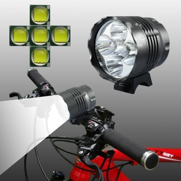 CREE Xm-L 5LED T6 Bicycle Front Light Headlight 7000 Lumen Bike Light Lamp Headlamp