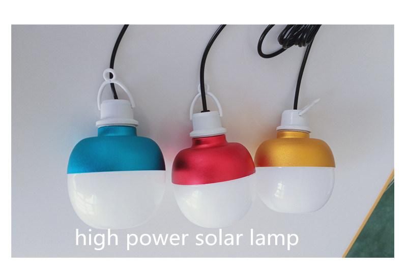 LED Solar Power Generation Equipment Brand Power Small System Export for Indoor or Outdoor High Quality Radio Lamp