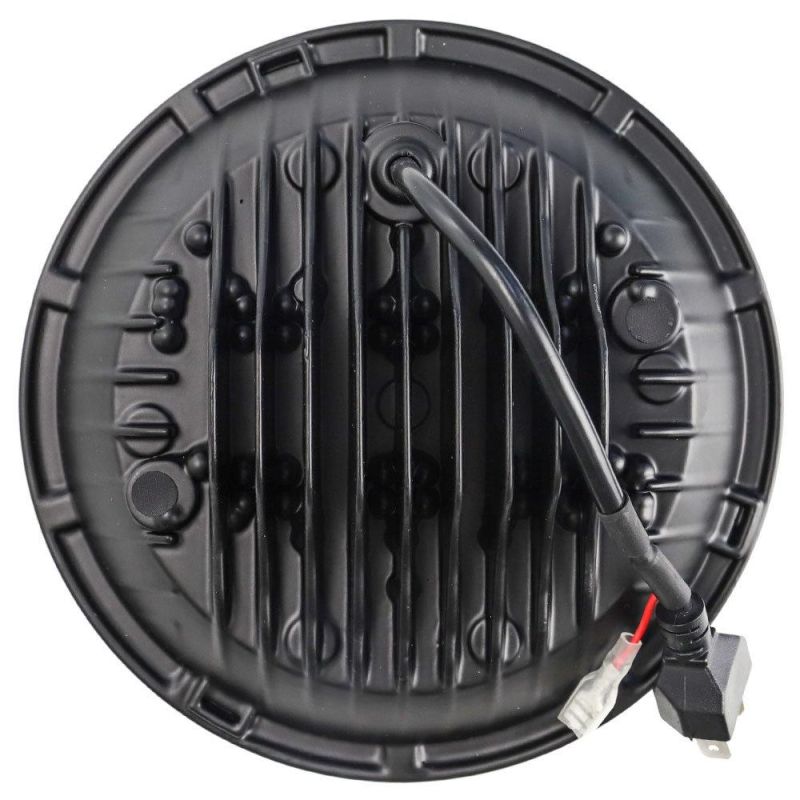 Dxz 7inch 13LED 4X4 75W/35W DOT Round IP67 Thick for Jeep Wrangler LED Offroad Trucks Motorcycle Headlight