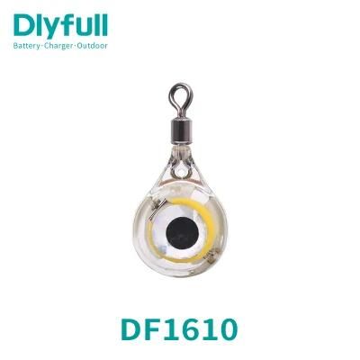 Hot Selling Outdoor Night Fishing Portable Dlyfull Df1610 Green Underwater Fish Lure Lamp