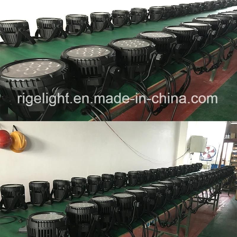 12LED 8W RGBW4in1 Outdoor Waterproof IP65 Stage Event LED PAR Can Light
