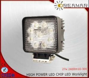 27W 2400lm Auto LED Driving Light with IP67, Warranty 2years