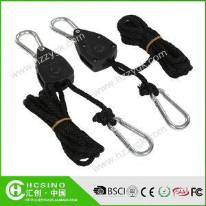Indoor Metal Plant Hangers/ Grow Light Hanger Adjustable 1 Pair/ 1/8inch Rope Ratchet Yoyo Hanger