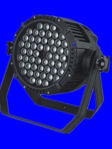 High Lumens 54PCS 3W RGBW LED PAR Can Light IP65 Good Color Mixing Effect