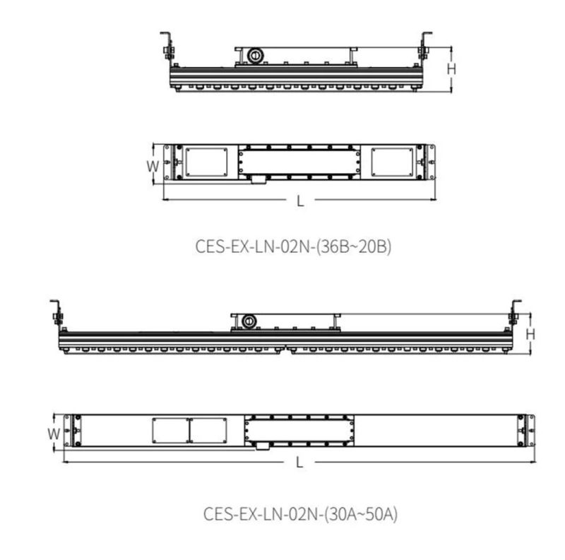 Industrial LED Light Explosion Proof Fluorescent Tube Lamp