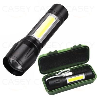Rechargeable Tactical Strong Flashlight Flashlights Hunting Long Distance Torch Flash Light LED