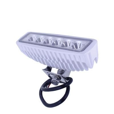 White Housing Bracket Mount LED Spreader Deck Flood Lights