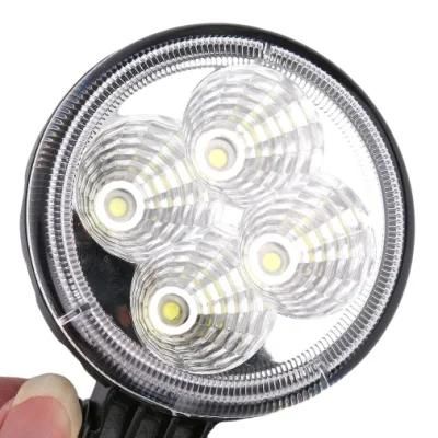 12V 24V LED Work Light 12W Spot Flood LED Motorcycle Light LED Offroad Light Car Lamp 6000K