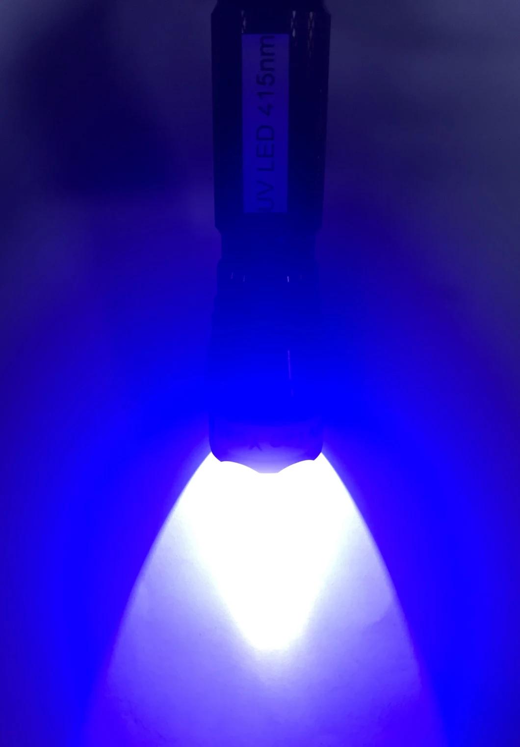 Purple UV LED Flashlight 3W