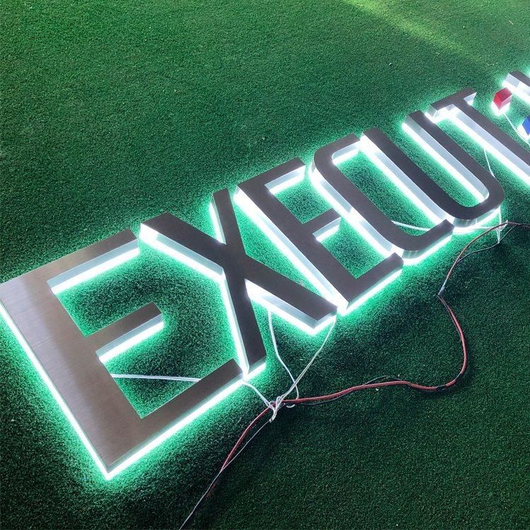 Customized Acrylic Luminous Words Waterproof Storefront LED Lighting Word Alphabet LED Sign
