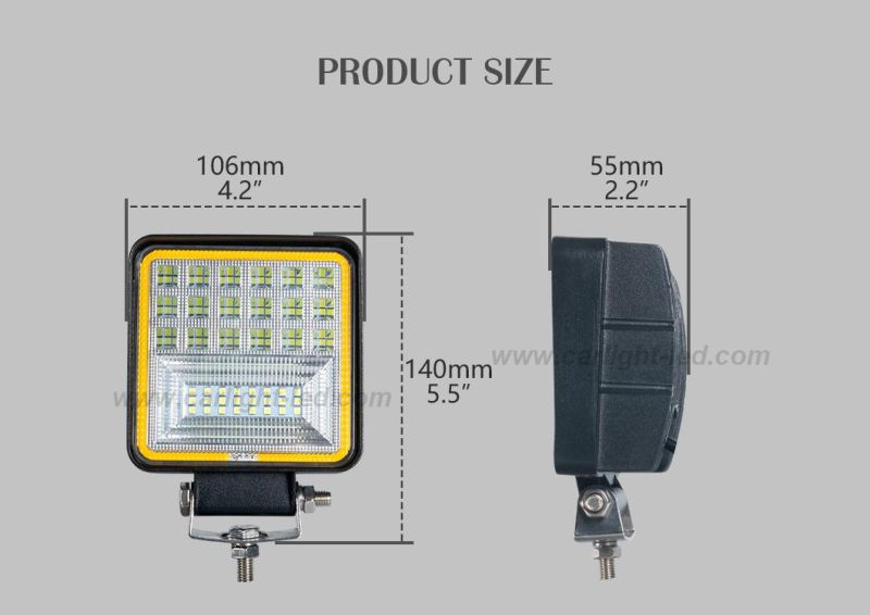 LED Work Lamp with Amber DRL
