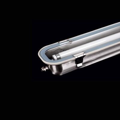 Stainless Steel Vapor Tight LED Tube Lighting Fixture