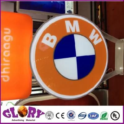 Irregular Shape Durable Plastic Sign 3D LED Light Box