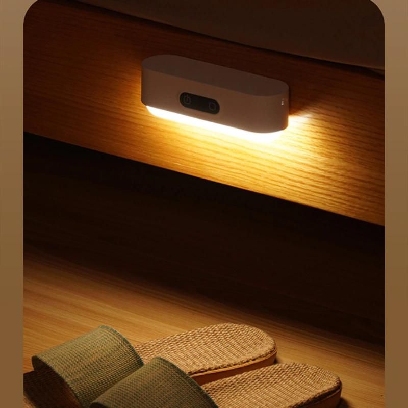 LED Motion Sensor Night Lights USB Rechargeable Reading Lamp in Under Cabinet Lights Magnet