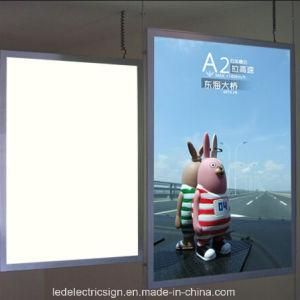 Acrylic Slim Crystal Frame Light Box with Advertising