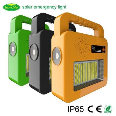 Multi-Functional Smart LED Lighting Lantern 5W Solar Panel Outdoor Camping Lamp with Solar Charger