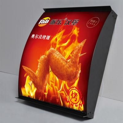 Kfc Menu Display LED Light Box for Restaurant Single Sided