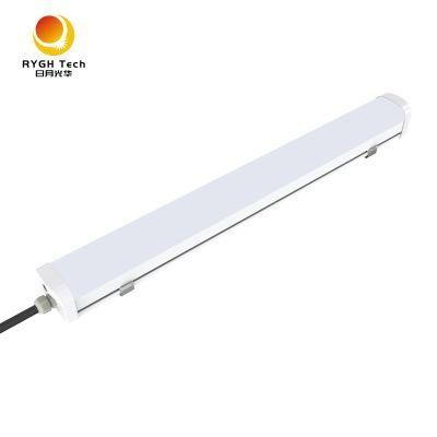 Vapor Tight LED Linear Light Fixture 1.2m 40W Tri-Proof IP65 Tube Lamp