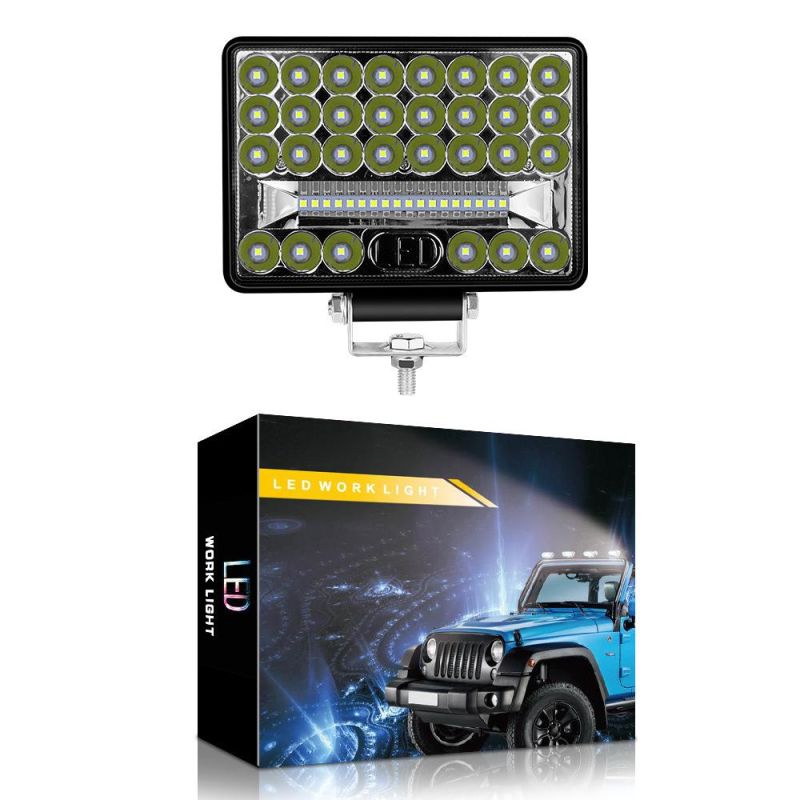 Dxz 5inch 48LED Ultra Bright Car LED Light High/Low Light Combo DRL LED Work Light for Jeep ATV UTV SUV Truck Boat