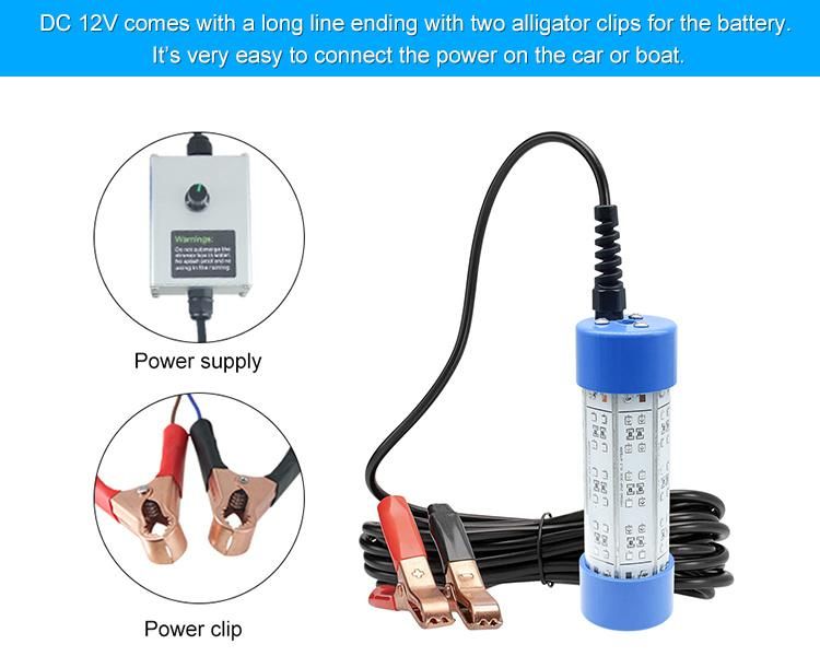 DC12V Sea 100W 360 Degree LED Underwater Fishing Light