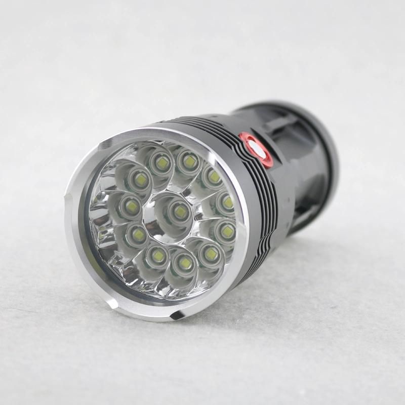 Waterproof 12t6 25000lm Tactical 18650 Battery LED Flashlight