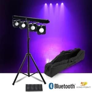 Kingpoint / Kp 3*30W 4 Bluetooth PAR Lighting System for Stage Lighting, DJ Disco (KPS-170)