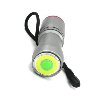 Goldmore10 Aluminium Alloy 500 Lumen Sos Function COB Zoomable Multifunctional Torch Flashlight for Emergency Camping Hiking Adventure