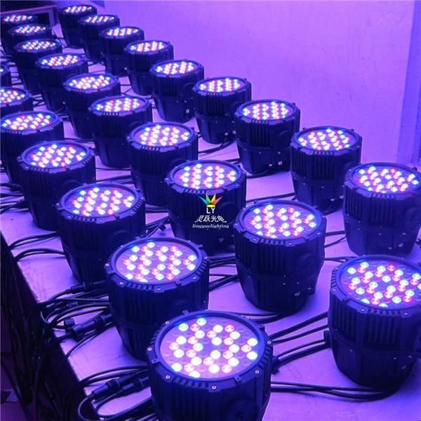 LED PAR 54X3w RGBW Stage Waterproof Outdoor Light