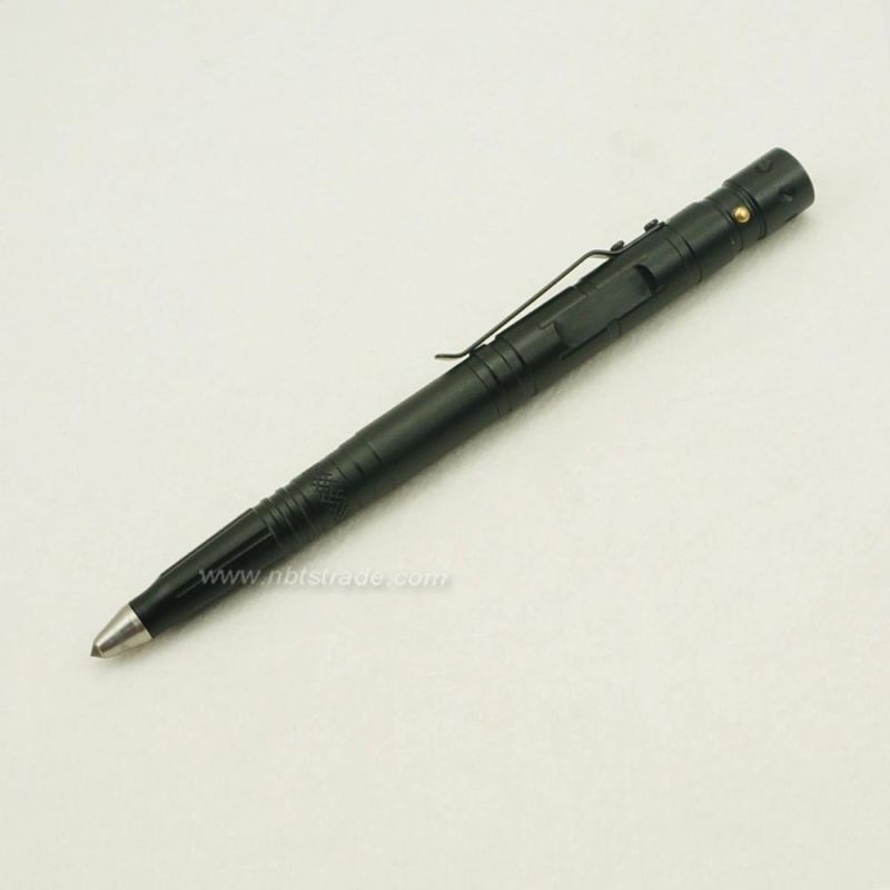 Multi-Function Aluminium Self Defence Tactical Pen with LED Flashlight