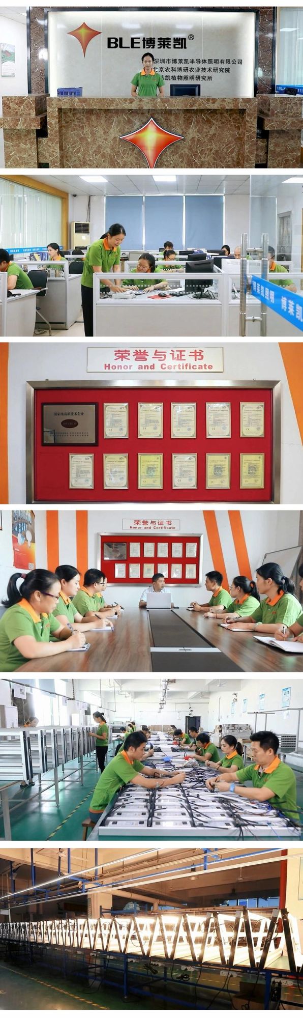 Vertical Garden Hydroponic System Other Garden Building 640W 800W 1000W Bar 8 Samsumg Lm561c Dimmable LED Grow Light