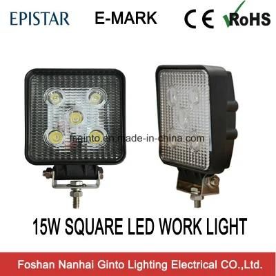 Emark R23 15W Square Spot/Flood LED Reverse Lamp for Truck Tractor (GT2010-15W)