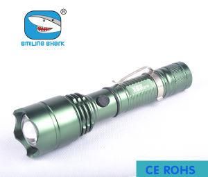 Adjust Focus by Rotate LED Flashlight Zoom Torch