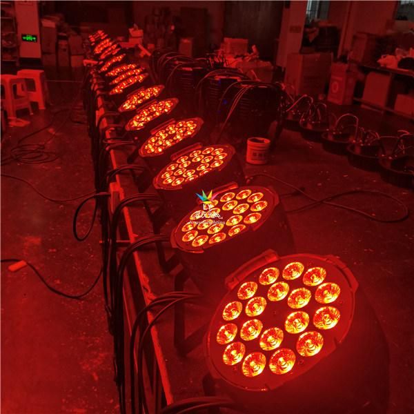 DMX 512 18PCS*15W RGBWA UV LED PAR Stage Light