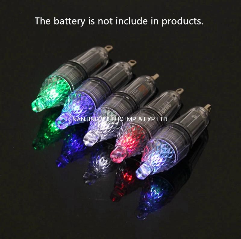 12cm Clear Underwater Fishing Light LED Waterproof Fish Lamp